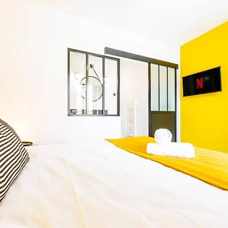 Le Black & Yellow - - Clim - Netflix - Parking Gratuit - Nestor & Margot Apartamento Agen