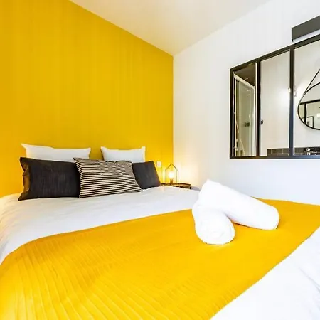 Le Black & Yellow - - Clim - Netflix - Parking Gratuit - Nestor & Margot アパート *