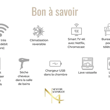 Le Black & Yellow - - Clim - Netflix - Parking Gratuit - Nestor & Margot *