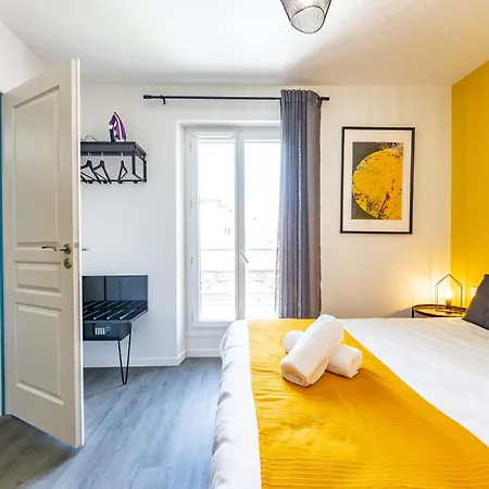 Le Black & Yellow - - Clim - Netflix - Parking Gratuit - Nestor & Margot Apartamento *