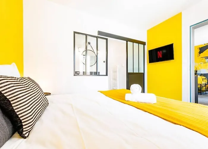 Le Black & Yellow - - Clim - Netflix - Parking Gratuit - Nestor & Margot Appartamento Agen