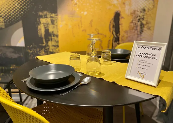 Le Black & Yellow - - Clim - Netflix - Parking Gratuit - Nestor & Margot Appartamento *